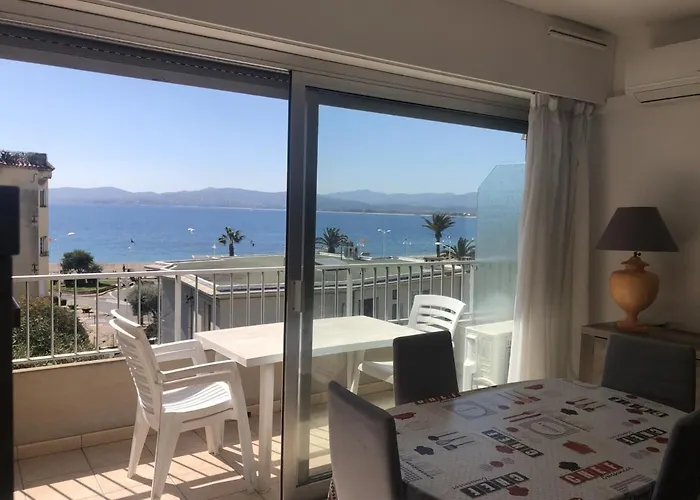 Climatise 2 Pers - Vue - Proche Plage/commerces - Acces Wifi Gratuit - Parking Dispo - Fr-1-466a-34 아파트 *